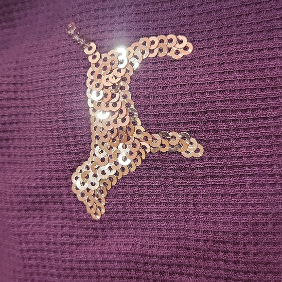 PINK Victoria's Secret Burgundy Pajama Onesie - Picture 8 of 14